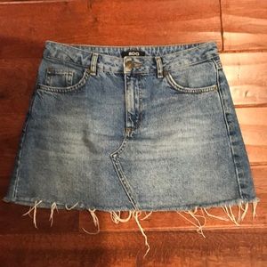 Jean Mini Skirt.